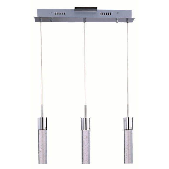 E22773-91PC-ET2 Lighting-Fizz IV-22.5W 3 LED Pendant in Mediterranean style-4.75 Inches wide by 12.5 inches high