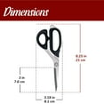 thumbnail image 2 of JubileeYarn Japanese Style Fabric Scissors - 9" Black - 10 Scissors, 2 of 7