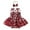 R-Wine, variant on Ulitacool Spring Onesies For Girls Round Neck Sleeveless Flower Prints Romper Suspenders Skirts Bowknot Headbands Outfits Purple 6-12 Months