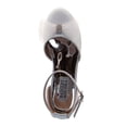 thumbnail image 6 of Badgley Mischka Girl Ankle Strap Dress Shoes (Little Kids), White Patent, Size: 12, 6 of 7