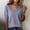 Blue, variant on Sweaters for Women Half Short Sleeve V Neck Solid Color Lightweight Base Sweater Jumpers Winter Pullover Fall Casual Sweater for Women Spring & Autumn Womens Tops White XXL
