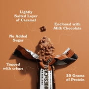 Barebells Protein Bars Cookies and Caramel - 12 Count (Pack of 2), 1.9oz Bars - Nutritional Snacks with 20g of High Protein - Chocolate Treat with 2g of Total Sugars - Breakfast Bars