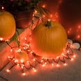 thumbnail image 2 of Halloween Lights, 150 Lights Incandescent Mini Christmas Lights, 33FT 120V UL Certified Xmas Tree Lights for Christmas, Patio, Holiday, Party, Home, Indoor and Outdoor Decoration, Orange, 2 of 8
