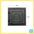 thumbnail image 2 of Minuteman International Cast Iron Clean-Out Door, 15.5 Inch Tall, Matte Black, 2 of 5