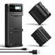 thumbnail image 1 of Baterías de repuesto y cargador Neewer NP-F970 7800 mAh x2, 1 of 9