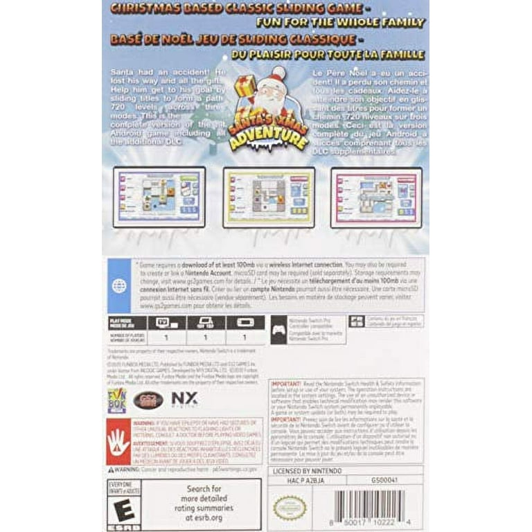 Santa'S Xmas Adventure Complete Edition (Game Download Code In Box.