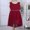 Burgundy, variant on iiniim Big Girls Sparkle Waist Princess Prom Wedding Gown Formal Dance Party High Low Chiffon Dresses
