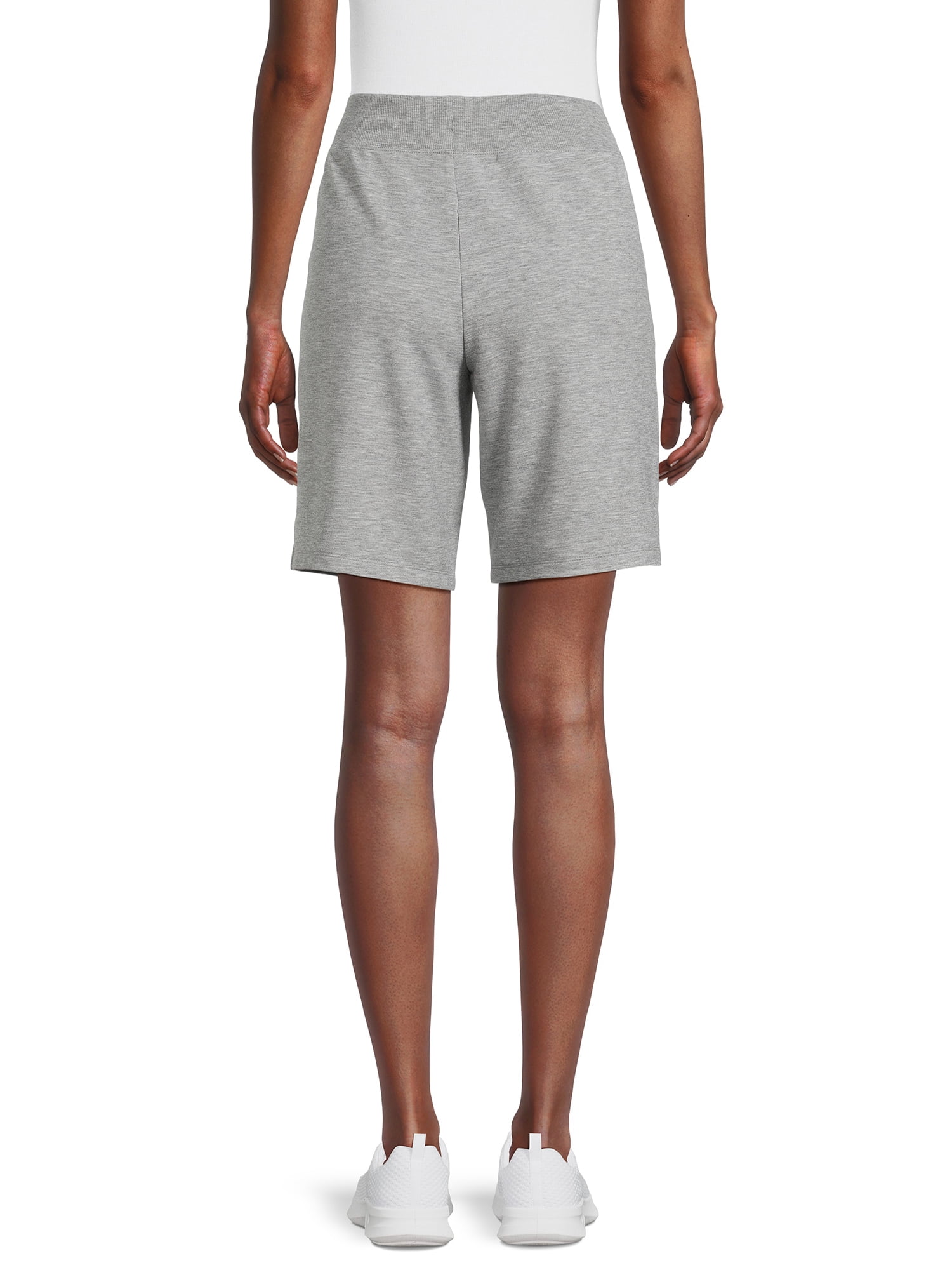 Athletic Works Women's and Women's Plus French Terry Bermuda Shorts, Sizes XS-4X