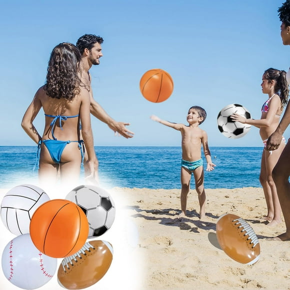 Beach Ball Pool Toys, Extra Large Water Games, Durable Waterproof Material, Vibrant Summer Design, for Family Fun, Outdoor Water Activities, Large Inflatable Balls, Perfect for Picnics, Hzhnb