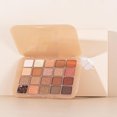thumbnail image 4 of Paleta de sombras de ojos HUOGUO, 20 colores, cáscara de castaño, tono tierra, 4 of 5