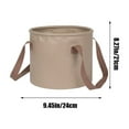 thumbnail image 5 of IPEWLEX Portable Folding Bucket - Leak-Proof PVC Foot Tub for Camping, Hiking, Fishing & Gardening - 10/20L Capacity, Durable & Lightweight with Reinforced Handles, 5 of 6