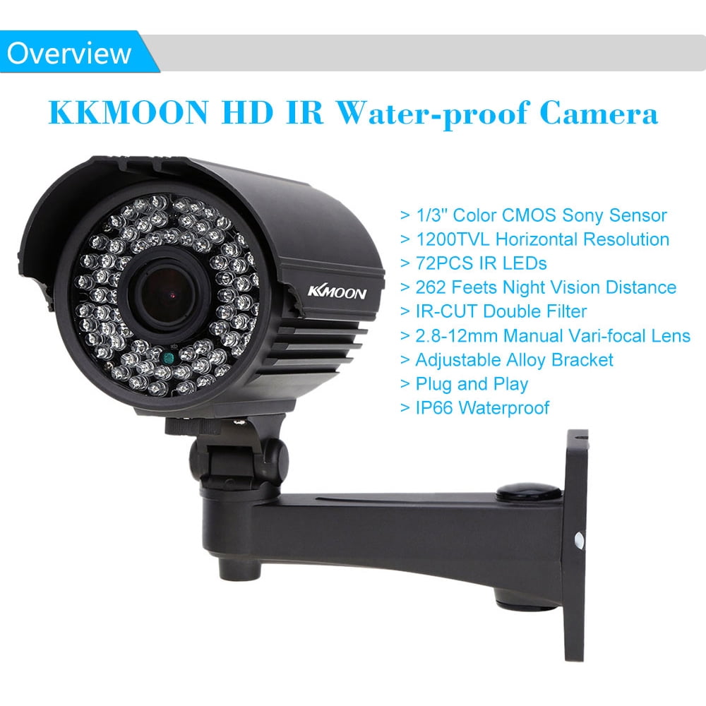 1300TVL HD Color Waterproof Outdoor CCTV Security Camera IR Night Vision IR-CUT 