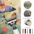 thumbnail image 4 of Round Rugs 4Ft, Spring Floral Round Area Rug Washable Indoor Throw Carpet, Modern Oil Painting Butterfly Soft Non Slip Circle Rug for Kitchen Nursery Room Home Decor Aesthetic, 4 of 7