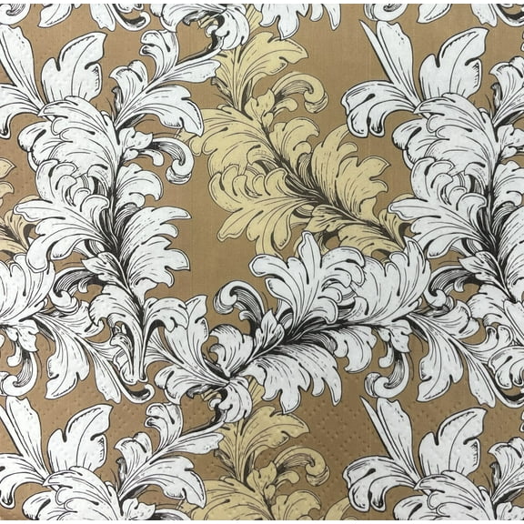 Keep Unique Floral Disposable Printed Napkins, Paper Napkins Assorted Color, Pack of 20