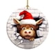 thumbnail image 2 of Regalos de la Familia para la Navidad Acrílico Vaca Joyería Decorativa, Lindo Vaca Colgante para la Decoración Del Hogar, Lindo Acrílico Meseta Vaca Colgante, Decoración Del Hogar Regalo Regalos para, 2 of 2
