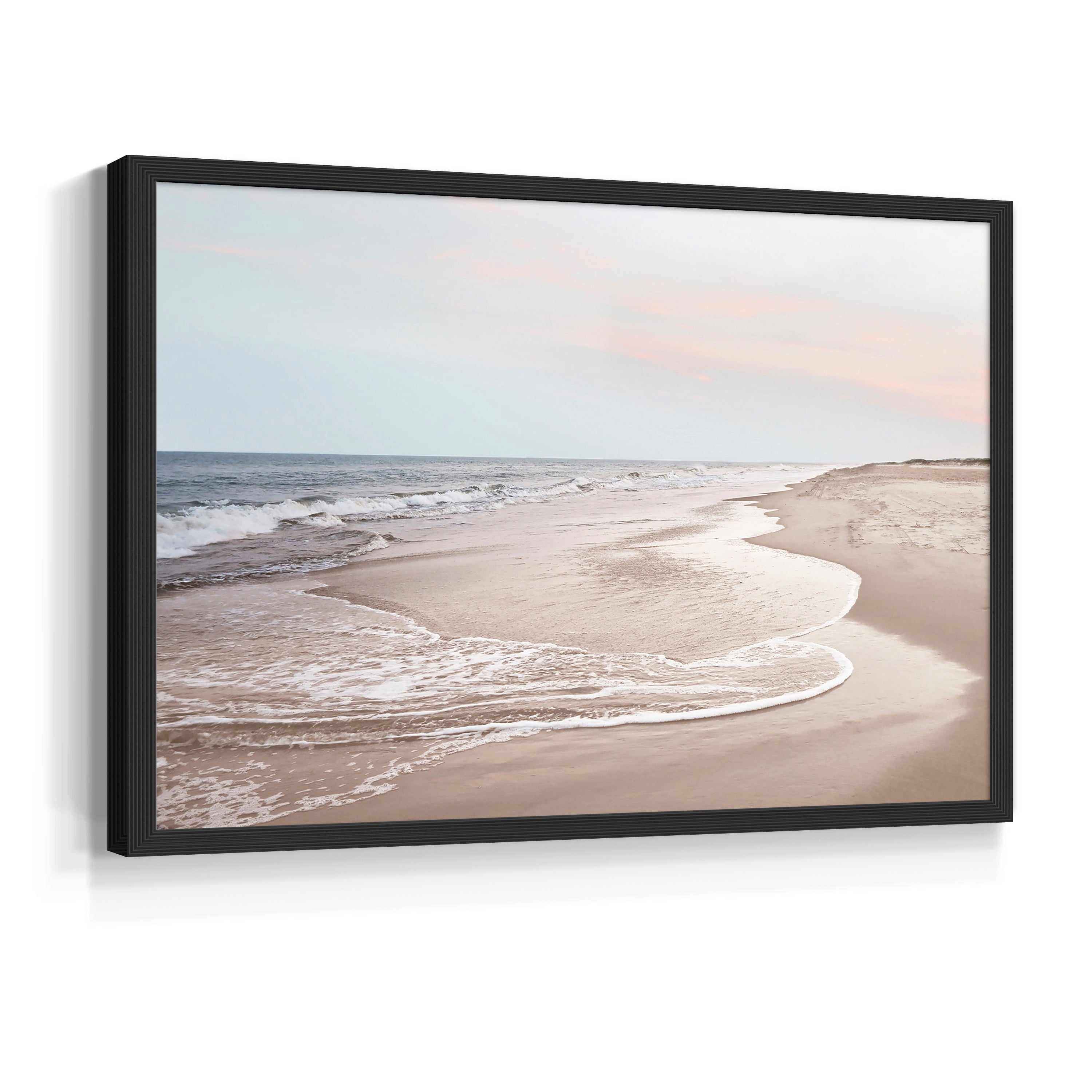 Corolla Soft Shore by Natalie Carpentieri - Restickable Framed Giclée Print