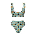 thumbnail image 6 of Rocae Cute French Bulldog for Bikini Set for Women Two Piece Sexy High Swimsuits Split Crossover Bikini X-Large, 6 of 9