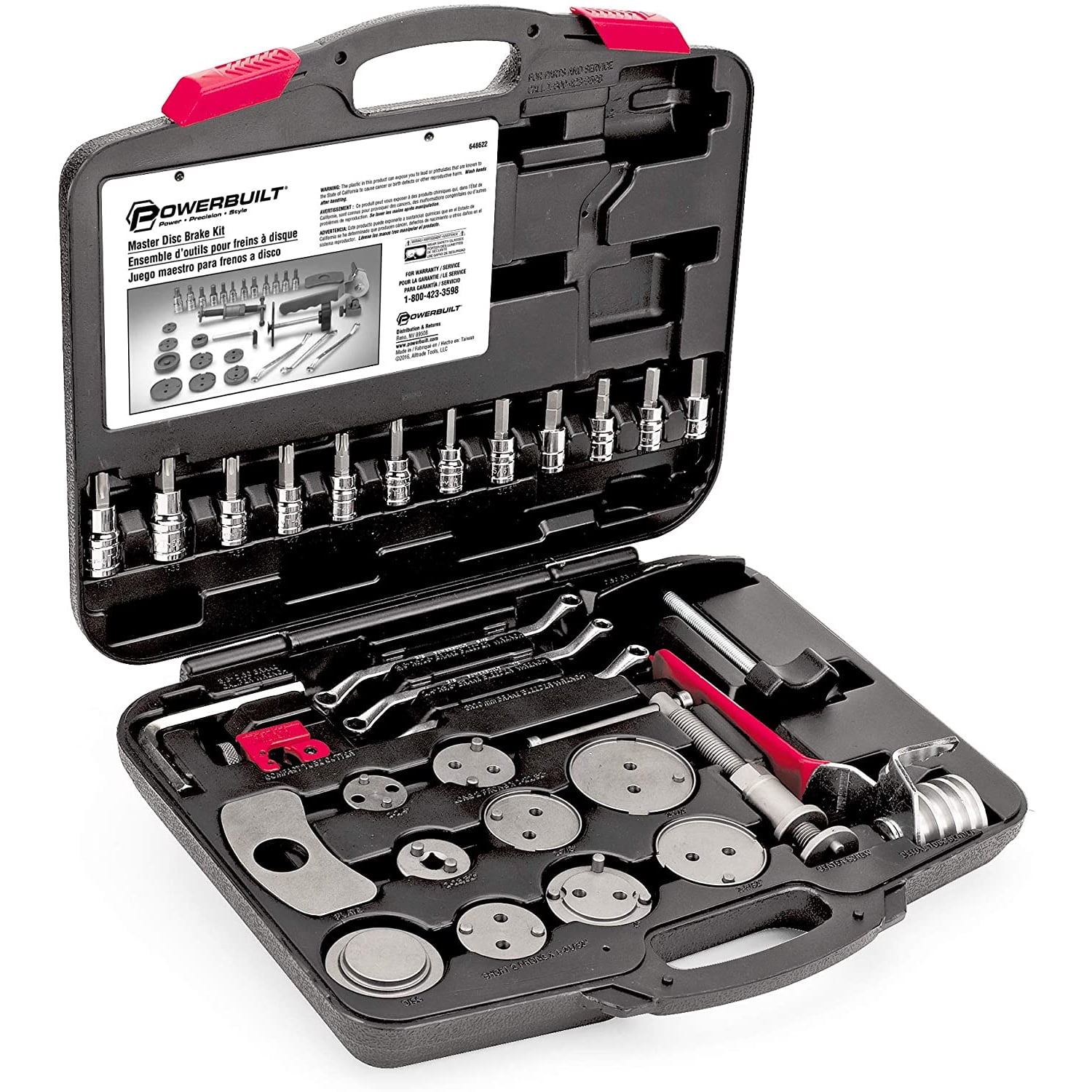 Powerbuilt Master Disc Brake Service Kit 648622 Walmart Com Walmart Com
