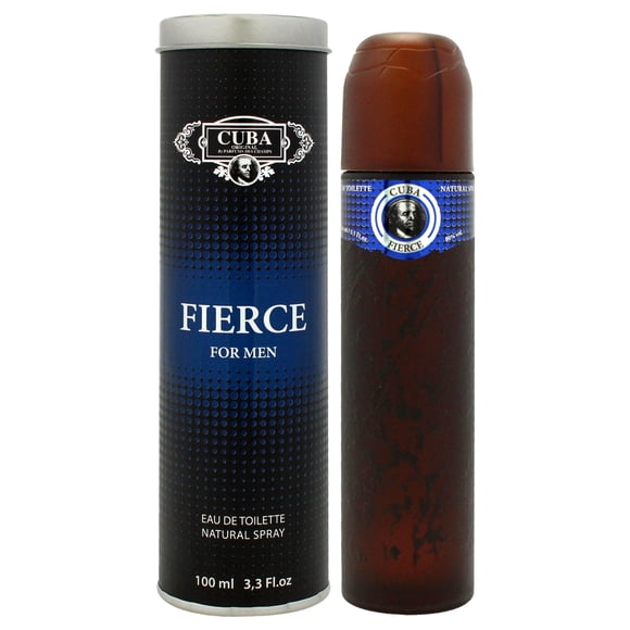 Cuba Fierce Men's Eau de Toilette - Long Lasting Fragrance with Woody Notes & Floral Accents - 100 ml