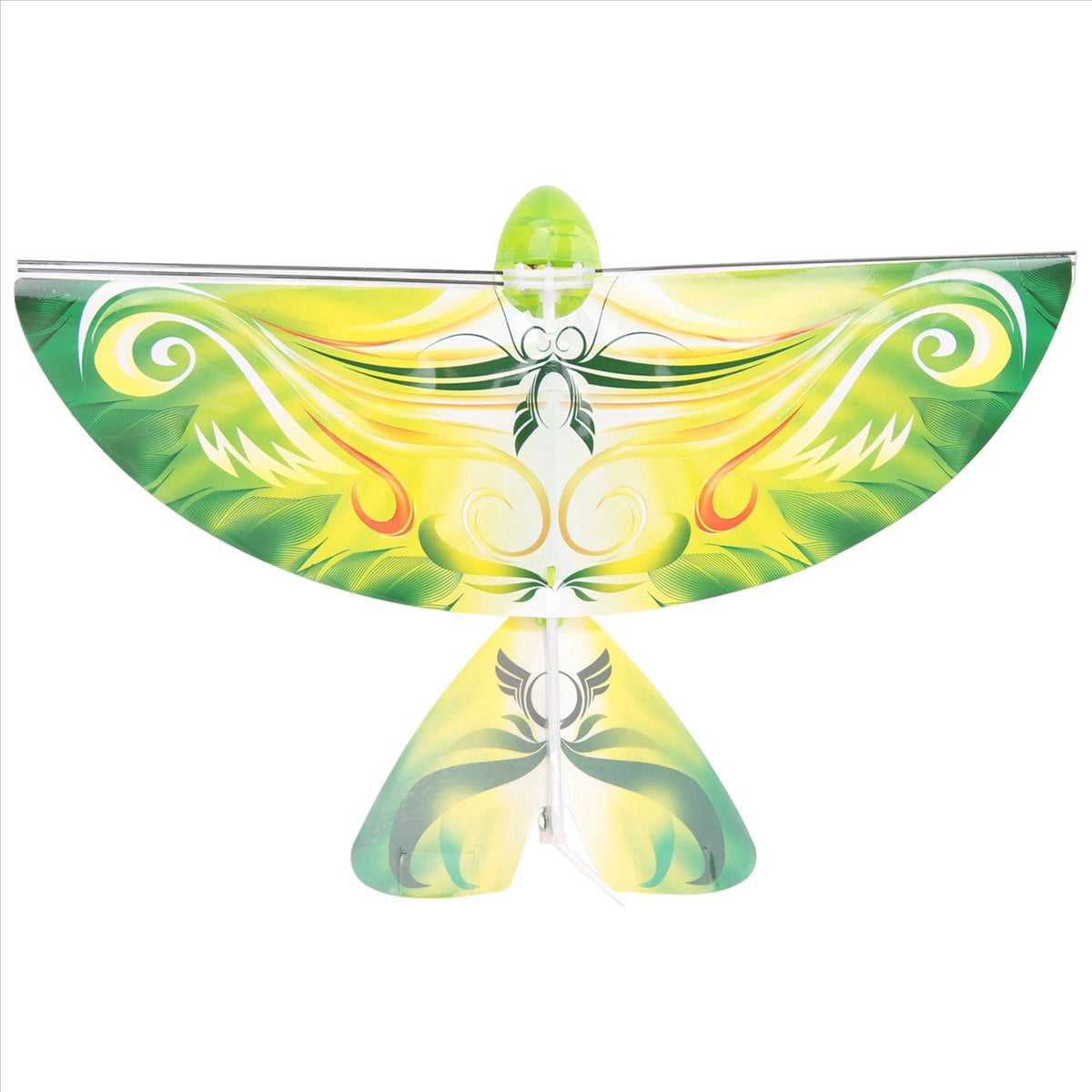 Remote-Controlled Bird Simulation Flapping-Wing Flight Pigeon Induction Electric Eagle Remote Control Green