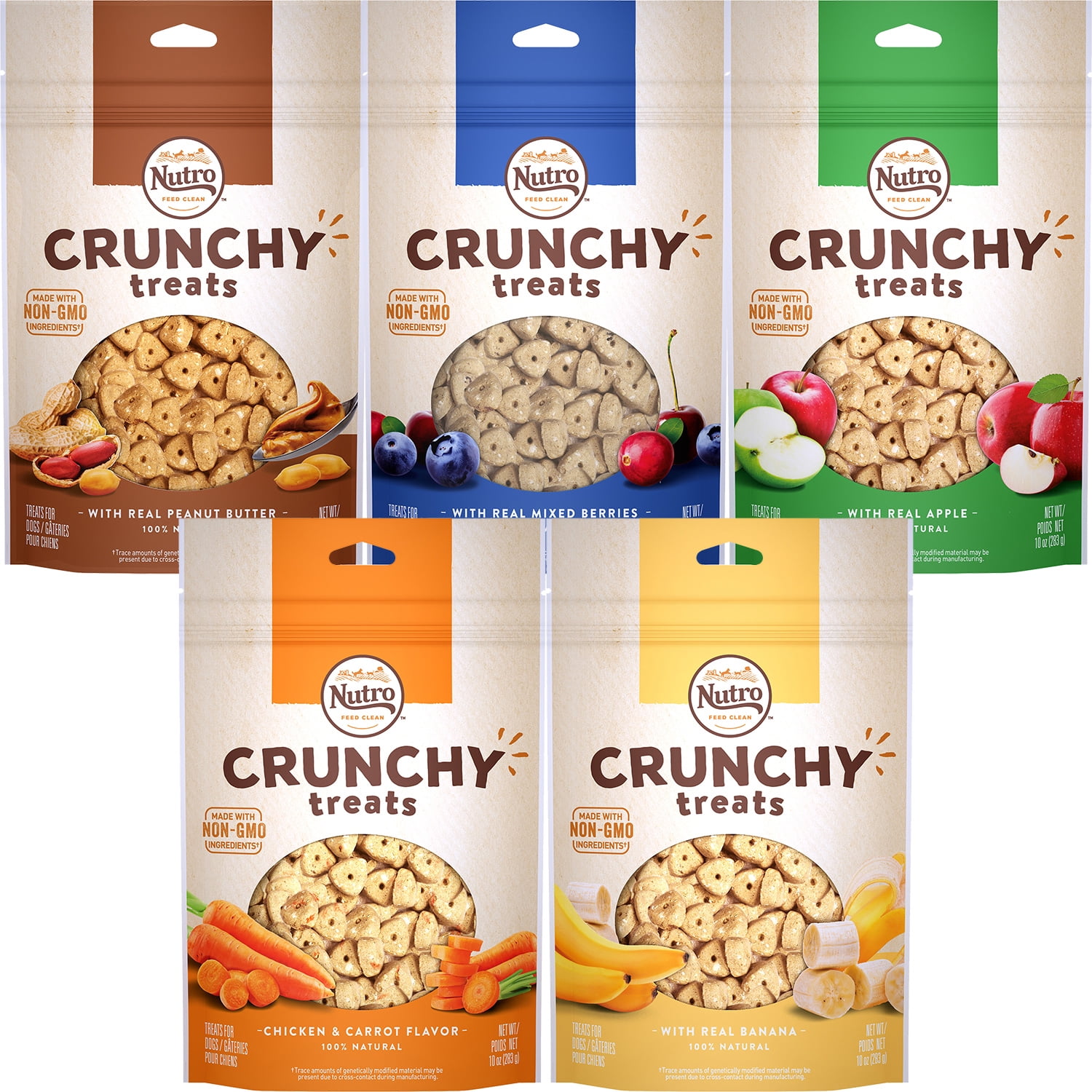 nutro crunchy treats peanut butter