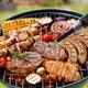thumbnail image 4 of Termómetro de cocina digital para medir la temperatura de alimentos | Sonda portátil para carne para cocina en casa y camping | Acero inoxidable 304 | 6 modos | IP67 | Fácil almacenamiento | 13.58 in, 4 of 9