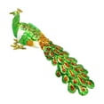 thumbnail image 5 of Milageto Peacock Trinket Box Good Enameled Jewelry Box for Necklace Bracelet Earrings Green, 5 of 8