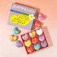 thumbnail image 2 of Love bath salt ball set 40g*9 bath balls Bath net celebrity heart-shaped bubble bath ball, 2 of 2