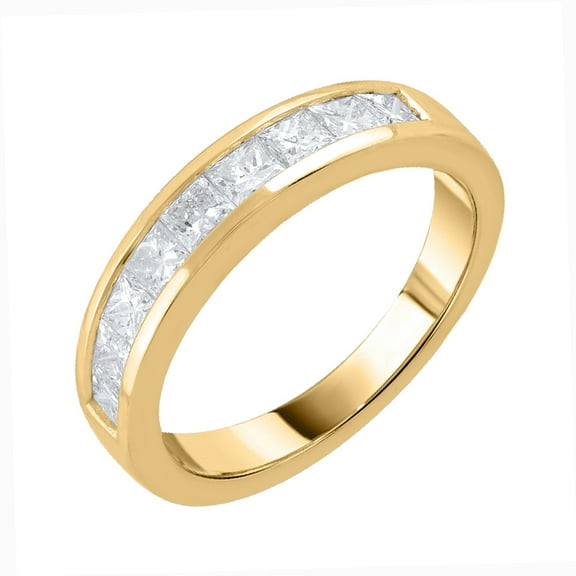 1 Carat Diamond Wedding Band Ring in 10K Gold (Ring Size 9.75)