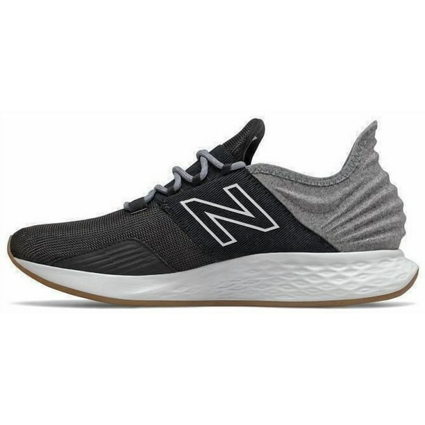 Size 9 - New Balance Fresh Foam Roav Tee Shirt - Black Light Aluminum