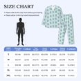 thumbnail image 4 of Naloa Sea Turtle Men’s Pajamas Set - Long Sleeve Button Down Sleep Shirt and Pajama Bottoms Sleepwear Set-Small, 4 of 7