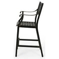 thumbnail image 3 of Seamus Outdoor 29" Aluminum Barstools, Set of 2, Copper, 3 of 5
