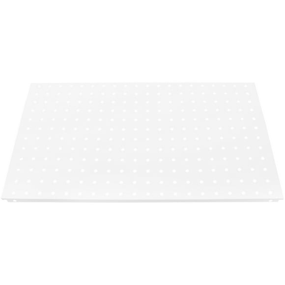 OUNONA Small Peg Board Iron White for Workshop and Garage Storage Solutions 1Pack