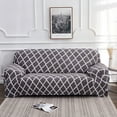thumbnail image 1 of Shanna Stretch Sofa Slipcover Non Slip Couch Covers for 1 2 3 4 Seater and Sectional Couch, Sofa Furniture Protector(4 Seater,Gray Geometry), 1 of 13