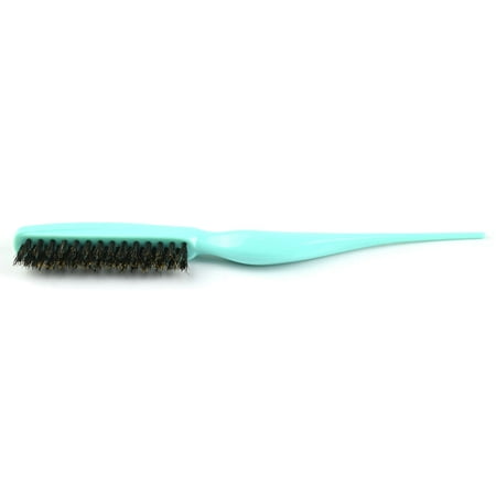 Hair Tamer Blue Teasing Boar Nylon Mix Salon Brush