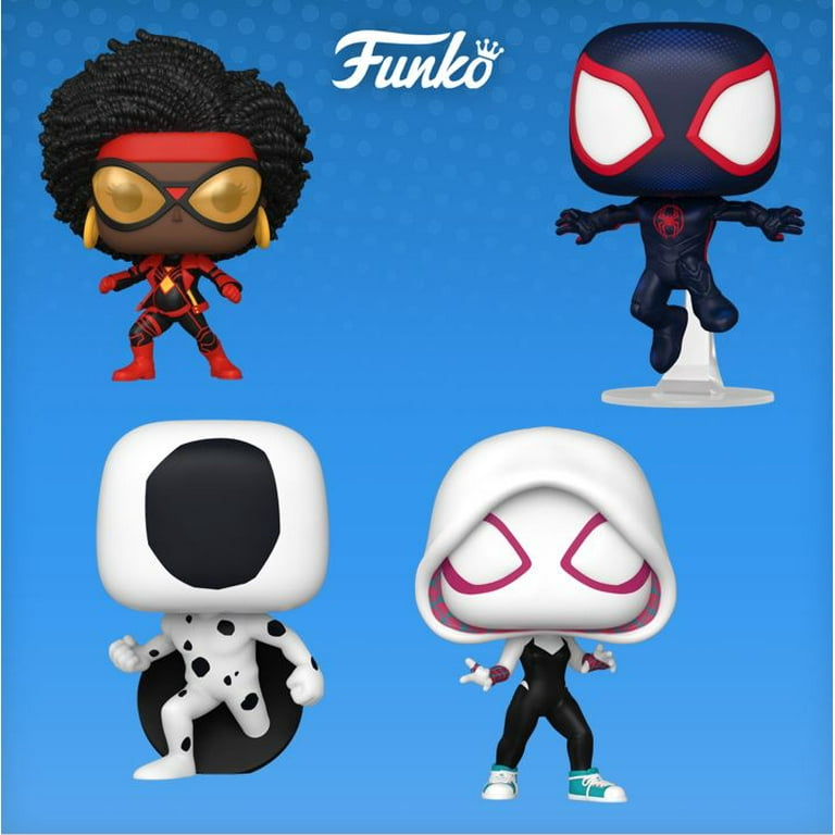 Funko Pop! Vinyl: Spider-Man: Across the Spider-Verse Vinyl Bobblehead 4 Pack (Spider-Man, Spider-Gwen, Spot, - Walmart.com