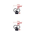 thumbnail image 1 of jesticaly Cat Light Switch Sticker Decal Vinyl Art Wall Sticker Lightswitch Black Kitten 1pcs #2 2Set, 1 of 6