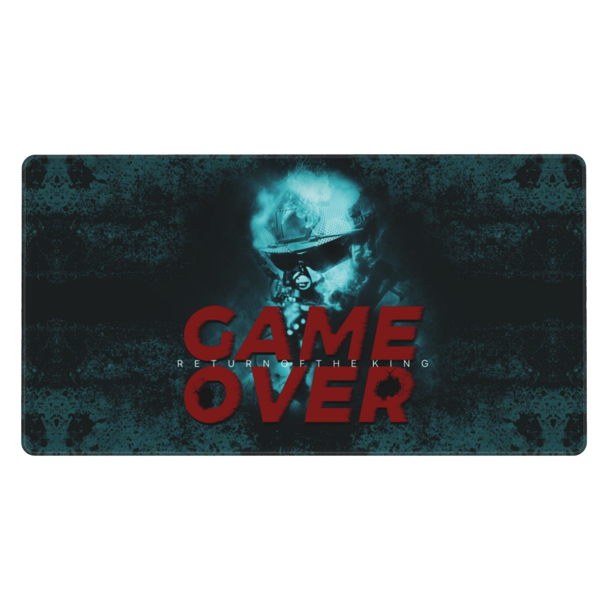 Large Mouse Pad, Games Area Game Over NonSlip Waterproof Rubber