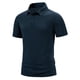 thumbnail image 3 of pstuiky camisetas camisas para hombre, Camiseta informal de manga corta con cuello de solapa y botones lisos para hombre camisas casuales para hombre l, 3 of 8