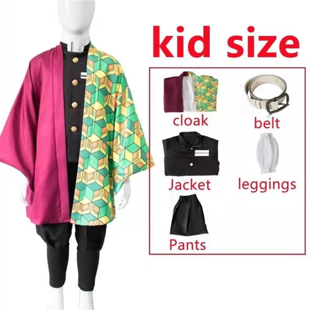 Anime Demon Slayer Mini Kamado Nezuko Cosplay Disfraces Tanjirou Kimetsu no Yaiba Mujeres Traje Kimono Rosapangjing