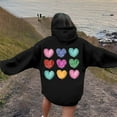 thumbnail image 2 of WILLBEST Sudadera con Capucha para Mujer, Estilo Casual, Ideal para El Día de San Valentín Sudadera Estampada con Capucha, Estilo Holgado X-Grande, 2 of 4