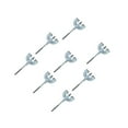 thumbnail image 3 of VONKY 8x Bass Drum Claws Wear Resistant Percussion Instrument Accessories Hardware Silver M6, 3 of 6