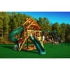 Gorilla Playsets Blue Ridge Retreat Wooden Gym Play Center and Swing Set