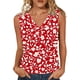 thumbnail image 3 of TaTaai Womens Fashion Sleeveless Tshirt V Neck Camisole Top Strap Design Printed Loose Fit Spring Summer Casual Wear Gift, 3 of 6