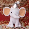 thumbnail image 3 of Plush Elephant Pillow Stuffed Animal Doll 9.8'' Soft Stuffed Elephant Plush Toy Christmas Decor Gift, 3 of 5