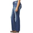 thumbnail image 6 of WallFlower Women's Luscious Curvy Bootcut Mid-Rise Insta Stretch Juniors Jeans (Standard and Plus), 6 of 6