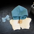 thumbnail image 1 of Sudadera con capucha para muñecas de 2 piezas con lazo y horquilla, conjuntos en miniatura para muñecas de niñas de 20 cm, regalos de Acción de Azul, 1 of 8