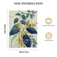 thumbnail image 2 of Nawypu  Abstract Blue and Gold Leaf Prints Wall Art, Branch Leaves Pictures Paintings on Canvas Artwork for Dinning Room Bedroom Living Room, 2 of 5