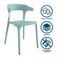 Novogratz Poolside Collection, Felix Stacking Dining Chairs, Indoor