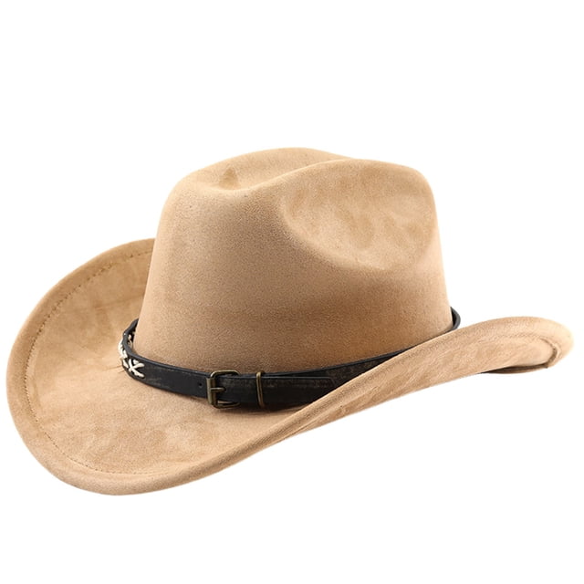 Western Style Outdoor Cowboy Hat Curved Brim For Travel Riding And Casual Everyday Adventure In Any Season